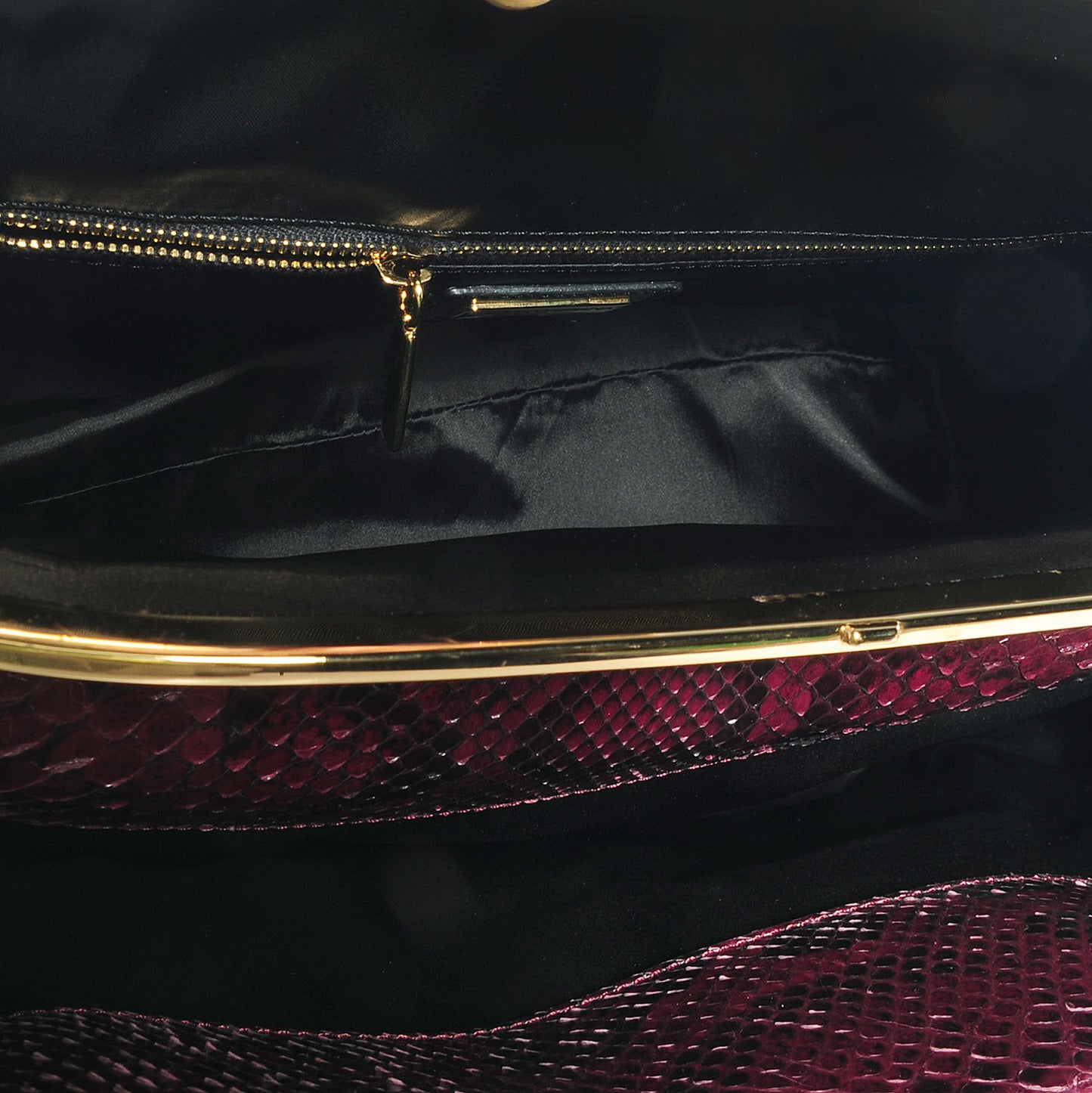 Python Doctor Bag Bordeaux