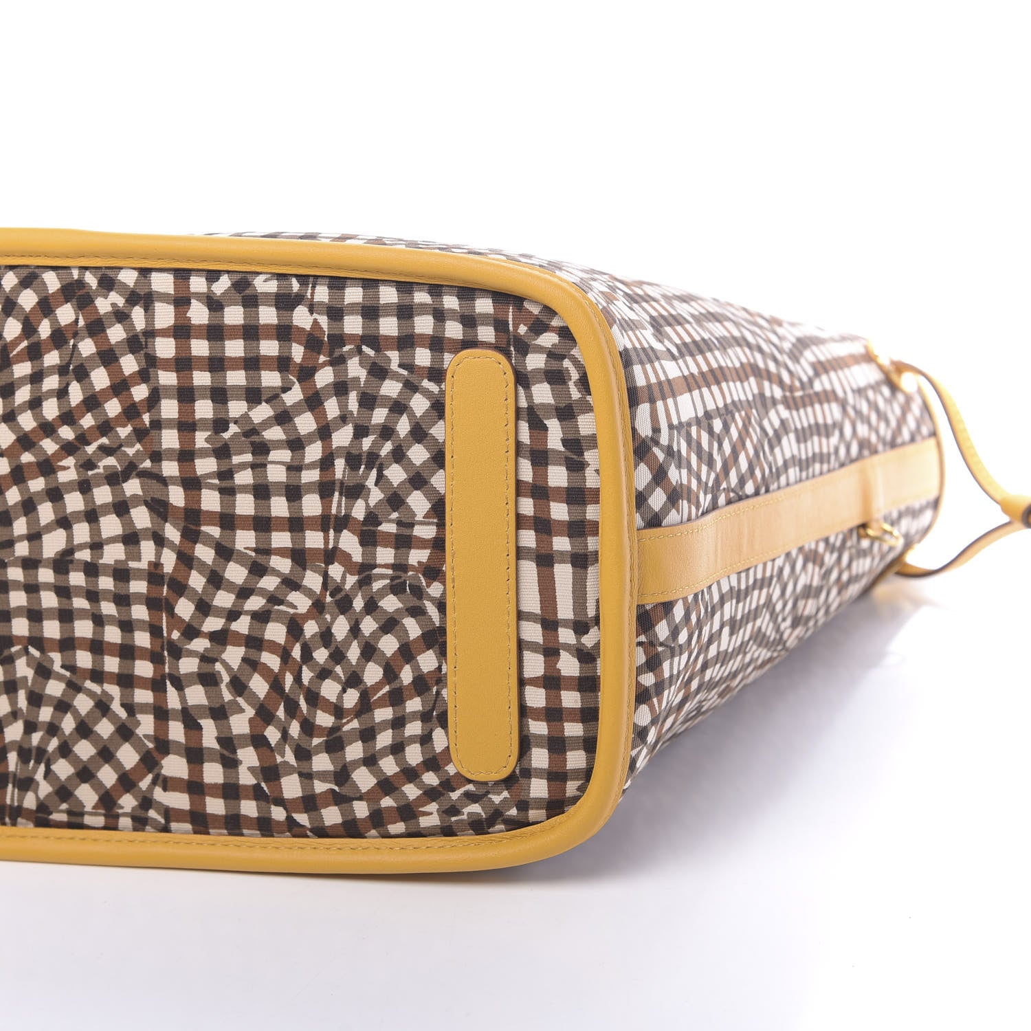 MCM Visetos Medium Liz Reversible Shopper Tote Cognac Yellow 16 of 16