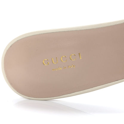 Gucci Malaga Kid Blondie 65mm Slide Sandals 40 Mystic White 7 of 9