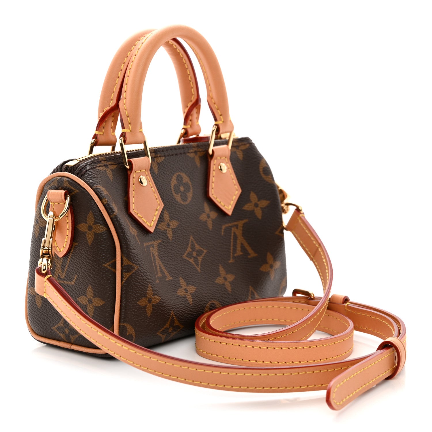 Louis Vuitton Monogram Nano Speedy Bandouliere 3 of 11