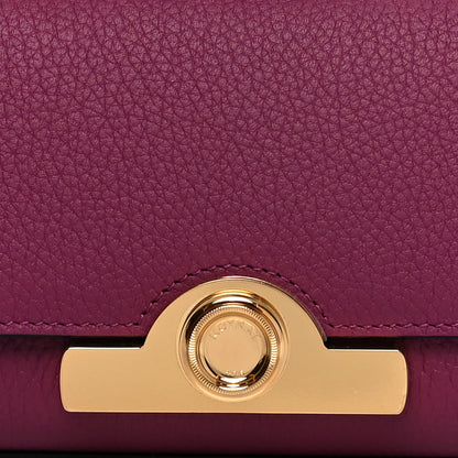 Moynat Taurillon Blush Rejane Nano Eggplant 8 of 9