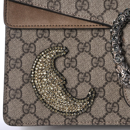 Gucci GG Supreme Monogram Shooting Star Embroidered Medium Dionysus Shoulder Bag Beige 9 of 10