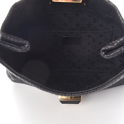 Louis Vuitton Calfskin Quilted Monogram Altair Clutch Black 5 of 8