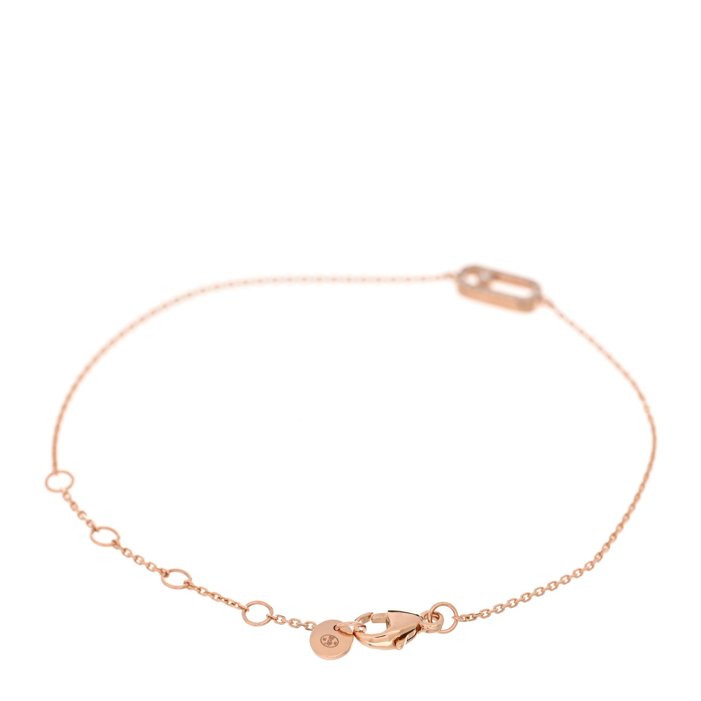 18K Rose Gold Diamond Messika Care(s) Pave Bracelet