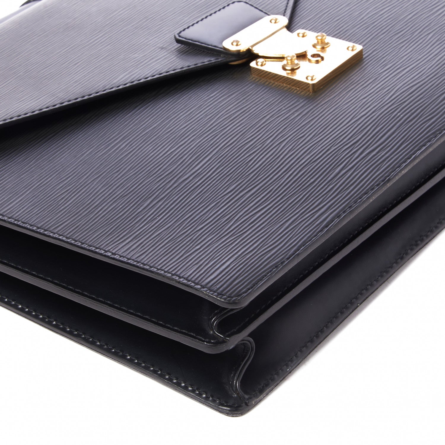 Louis Vuitton Epi Serviette Conseiller Briefcase Black 5 of 8