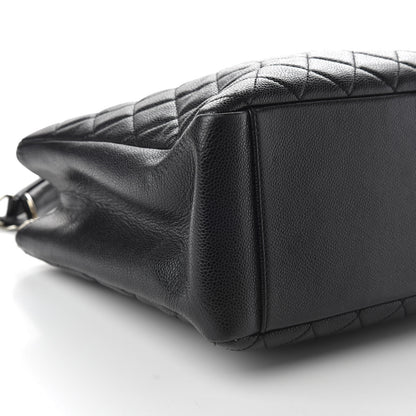 Chanel Caviar Quilted Grand Shopping Tote GST Black 7 of 9