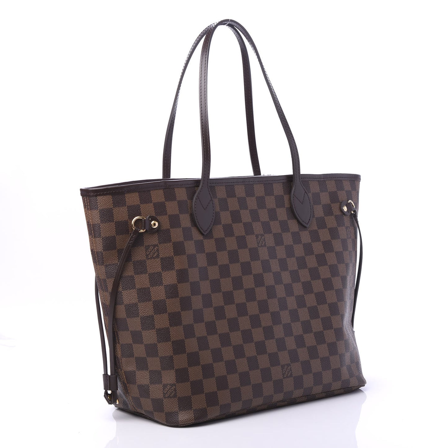 Damier Ebene Neo Neverfull MM Rose Ballerine