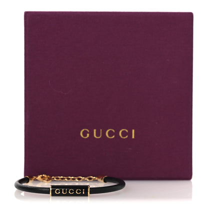 Gucci Enamel Logo Bracelet Black 5 of 5