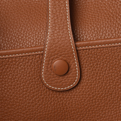 Hermes Taurillon Clemence Evelyne III GM Gold 9 of 15