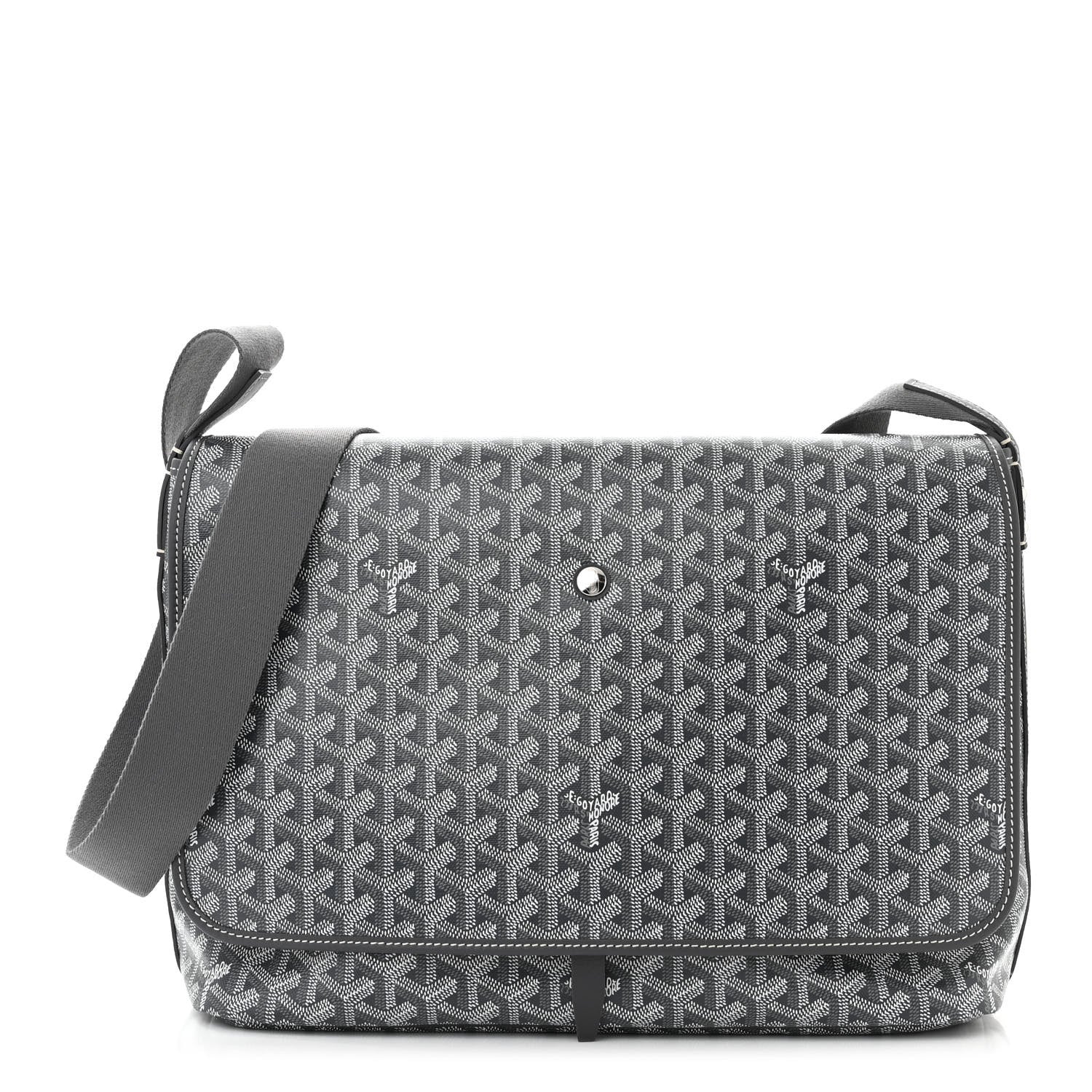 Goyard Goyardine Capetien Messenger Bag Grey 1 of 10