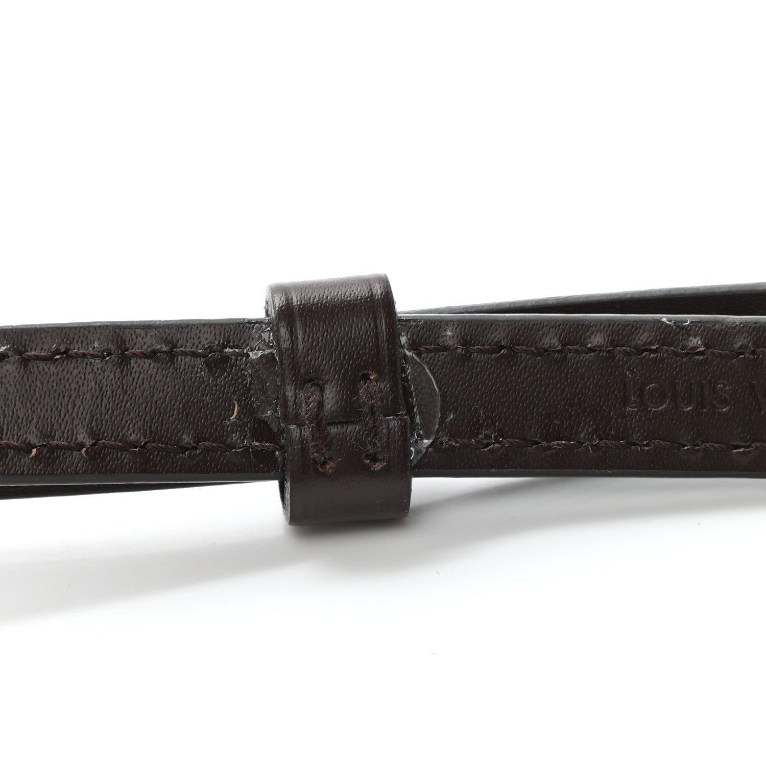 Louis Vuitton Calfskin 20mm Adjustable Shoulder Strap Brown 4 of 4