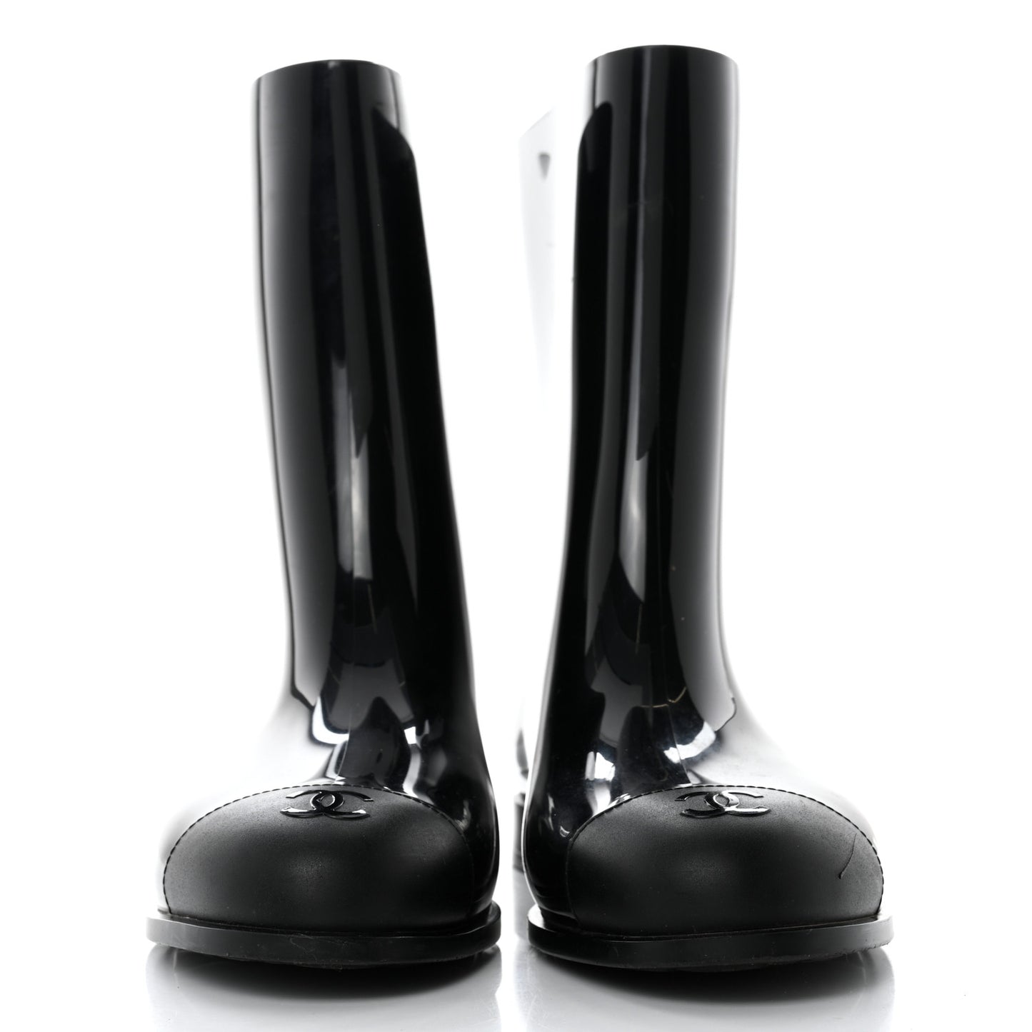 Rubber Rain Boots 40 Black