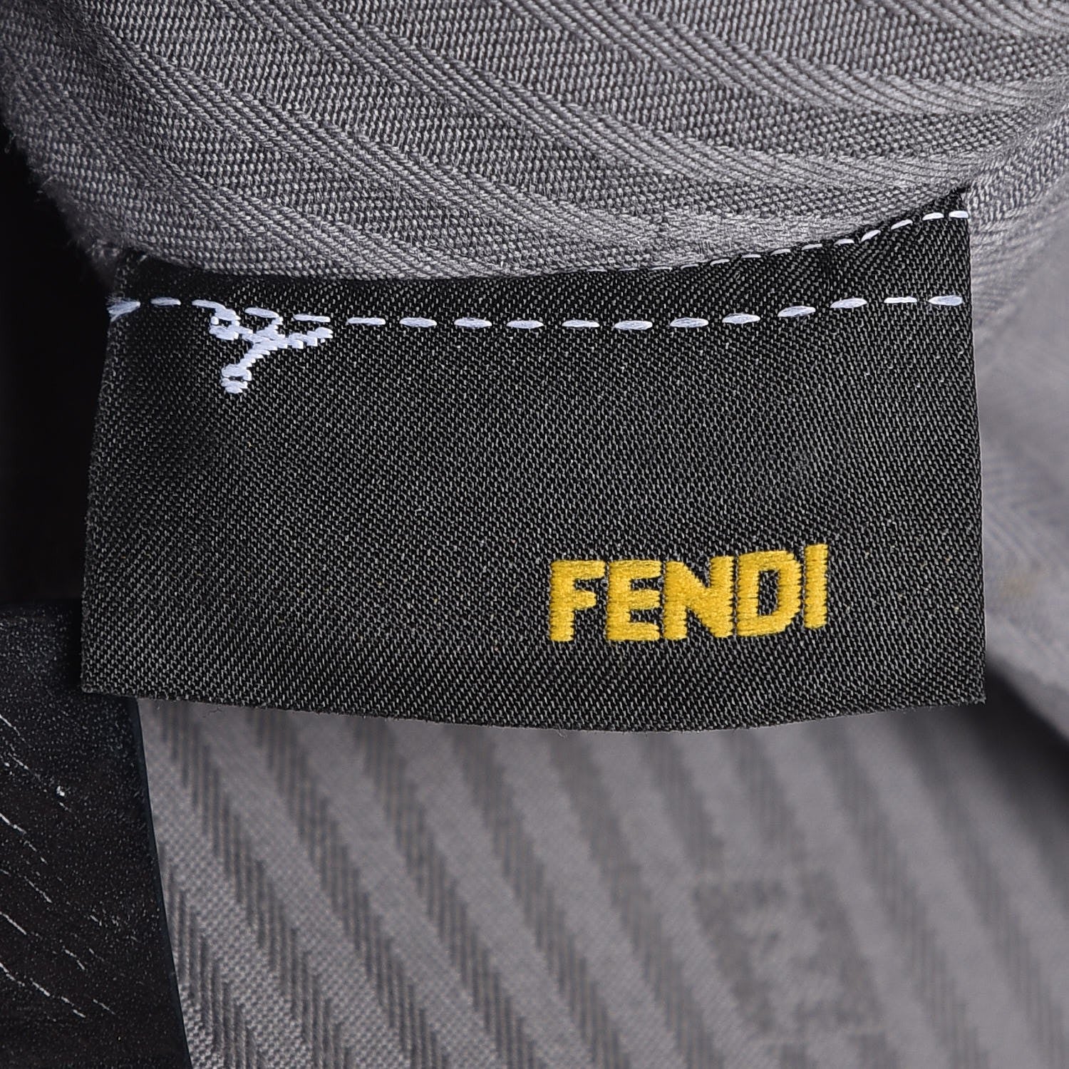Fendi Vitello Elite Petite 2Jours Tote Grigio Grigio Chiaro 9 of 11