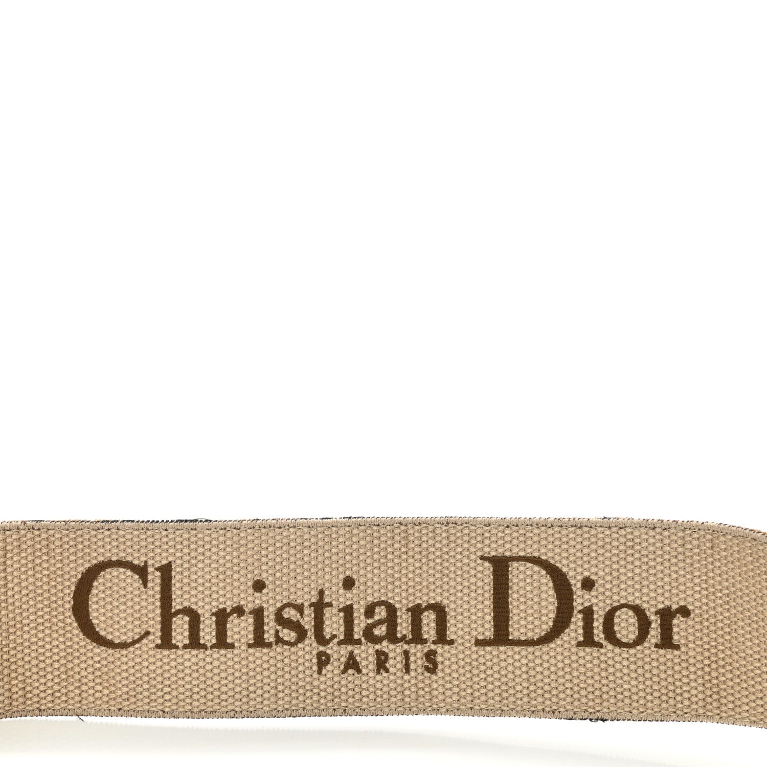 Christian Dior Velvet Oblique Shoulder Strap Brown 4 of 5