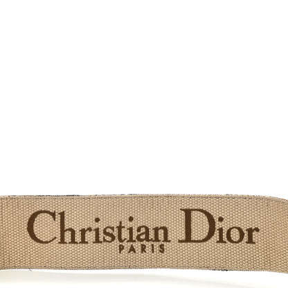 Christian Dior Velvet Oblique Shoulder Strap Brown 4 of 5