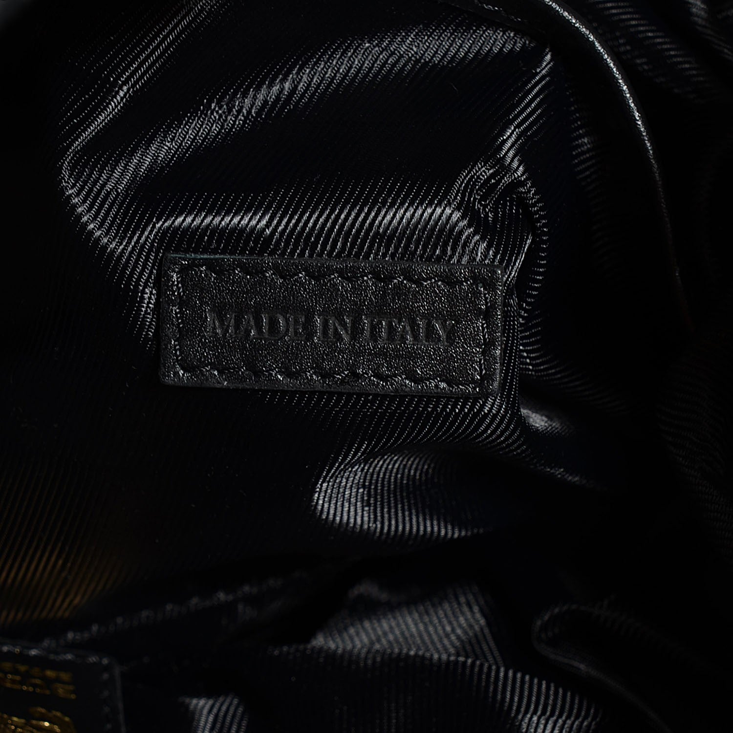 Burberry Calfskin Quilted Bucket Shoulder Bag Black 7 of 8