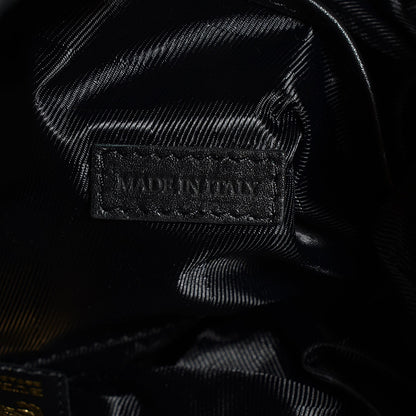 Burberry Calfskin Quilted Bucket Shoulder Bag Black 7 of 8