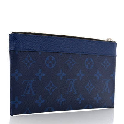 Louis Vuitton Taiga Monogram Pacific Discovery Pochette Cobalt 3 of 14