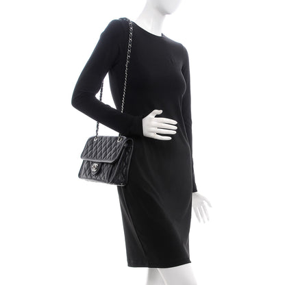 Chanel Caviar Quilted Medium French Riviera Flap Black 2 of 8