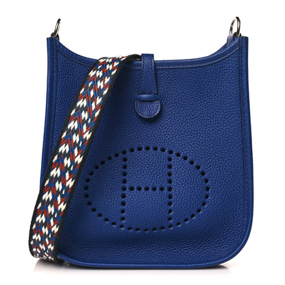 Hermes Taurillon Maurice Zigzag Evelyne TPM Bleu Saphir Bleu Zellige Indigo Black 1 of 9
