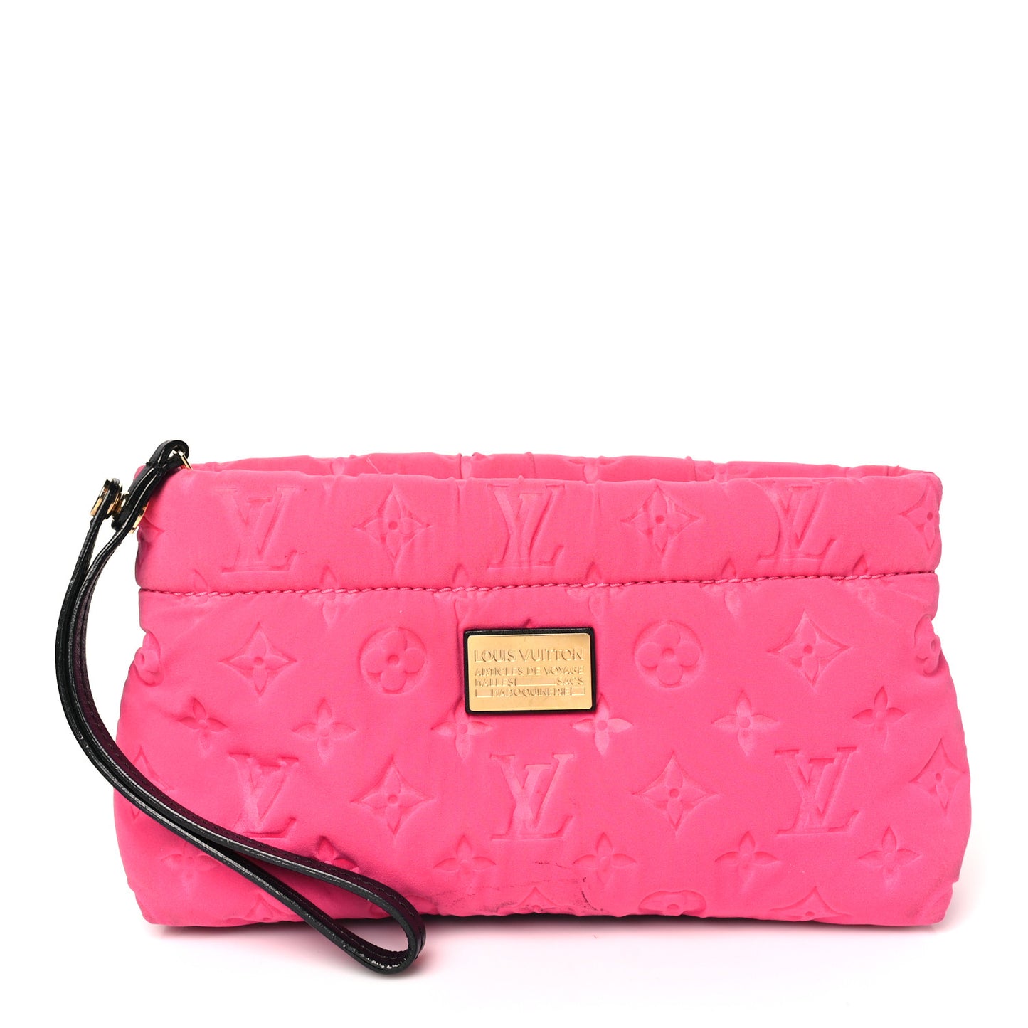 Monogram Scuba Clutch Pochette Fuchsia