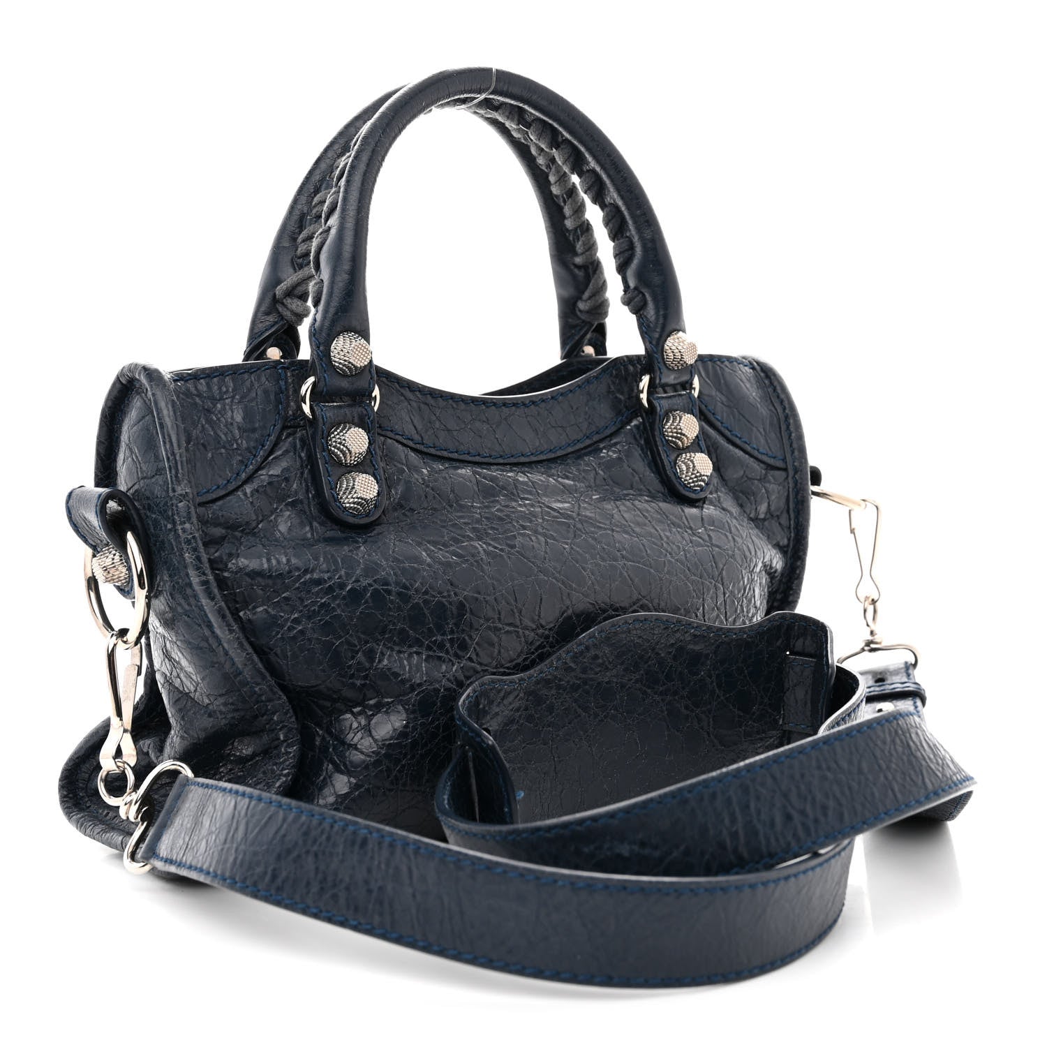 Balenciaga Agneau Giant 12 Silver Hardware Mini City Gris Chartreux 3 of 15