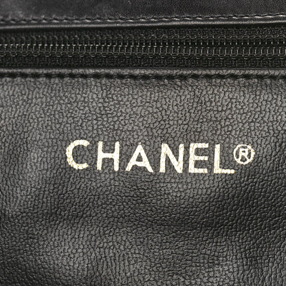 Chanel Lambskin Quilted Jumbo XL Maxi Single Flap Black 6 of 10