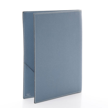 Hermes Epsom Notebook Cover Blue Jean 2 of 5