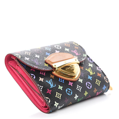 Louis Vuitton Monogram Multicolor Joey Wallet Black Grenade 3 of 6