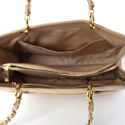 Chanel Caviar Quilted Grand Shopping Tote GST Beige Clair 7 of 27
