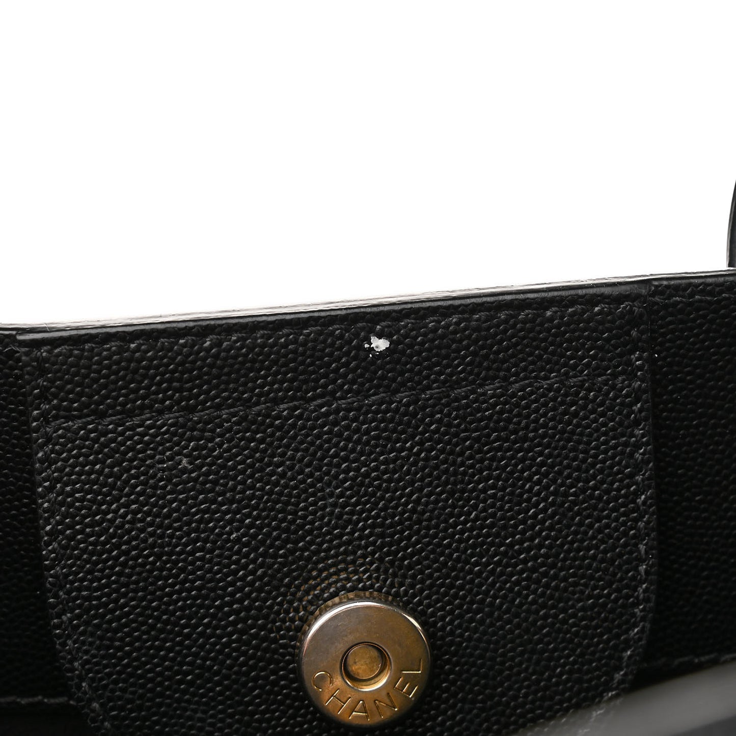 Caviar Small Studded Deauville Tote Black