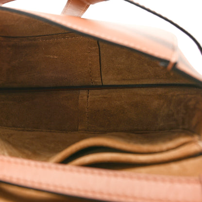 Loewe Calfskin Jacquard Mini Gate Dual Bag Tan 5 of 8
