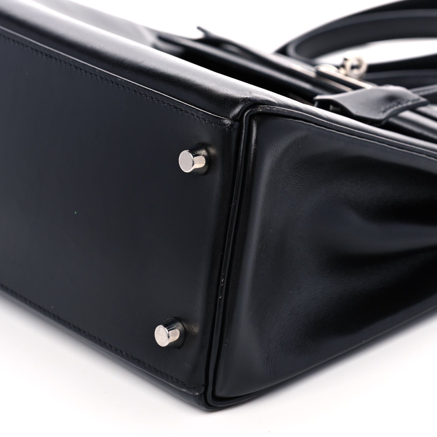 Hermes Box Kelly Retourne 28 Black 10 of 13