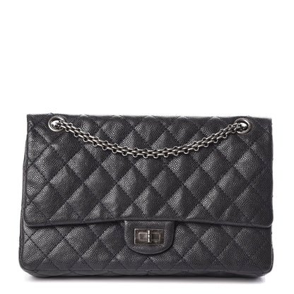 Chanel Caviar Quilted 2.55 Reissue 226 Flap Navy 1 of 9
