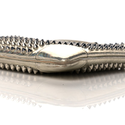 Christian Louboutin Metallic Specchio Spikes Loubiposh Chain Clutch Gold 9 of 13