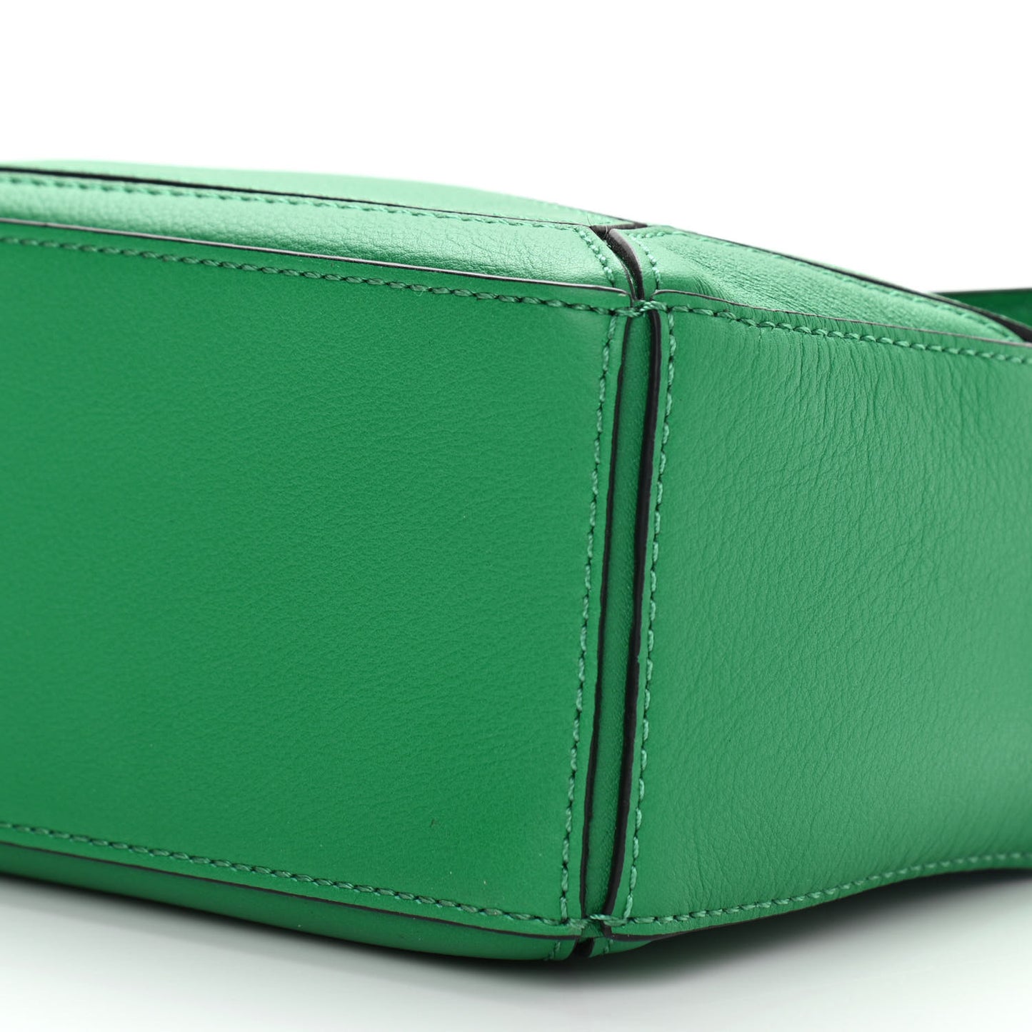 Calfskin Mini Puzzle Bag Jungle Green
