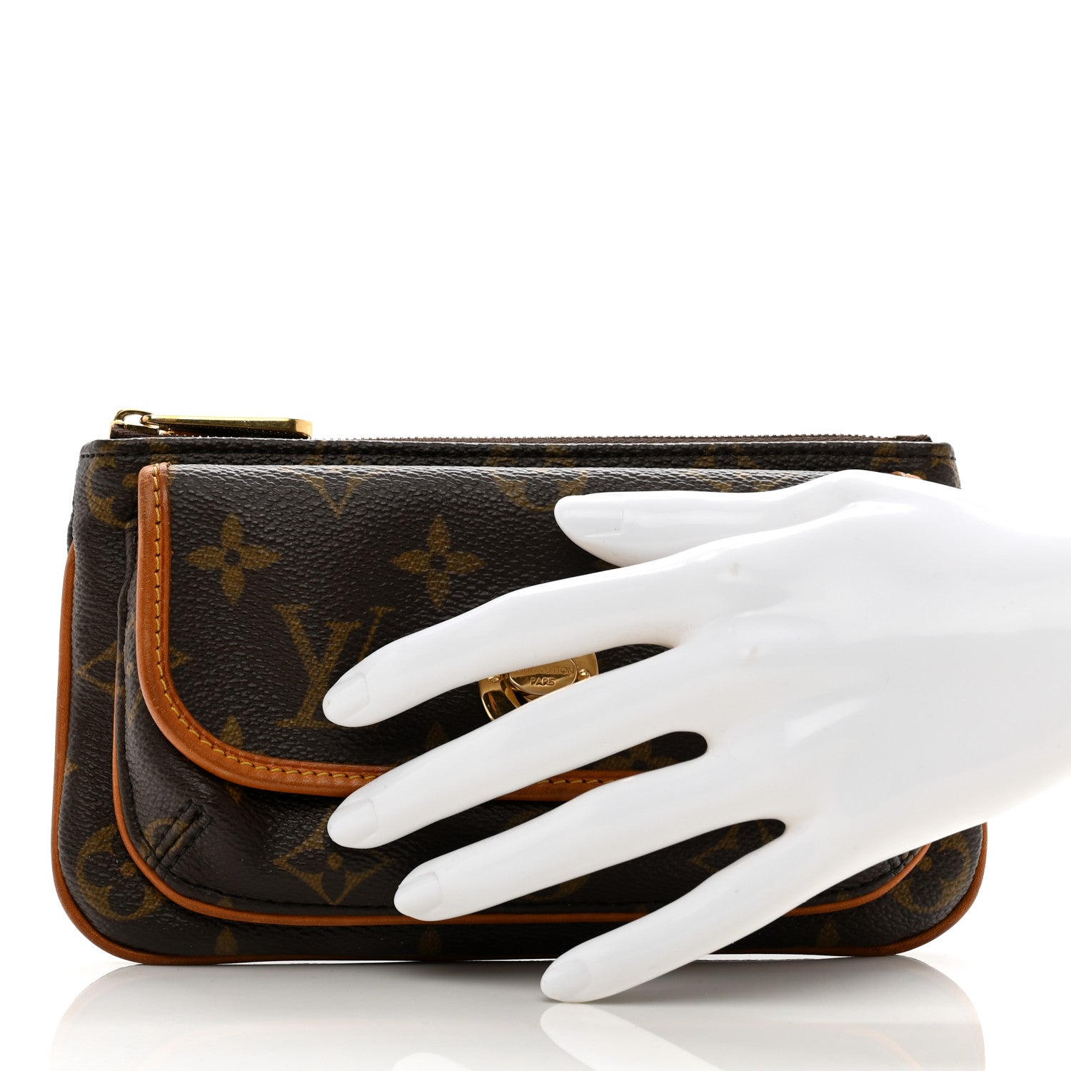 Louis Vuitton Monogram Tikal Pochette 2 of 7