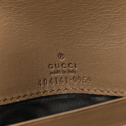 Gucci GG Supreme Monogram Dionysus Chain Clutch Wallet Beige Taupe 6 of 10