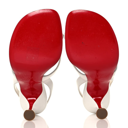 Christian Louboutin Kid Taralita 55 Thong Sandals 37 White 5 of 10