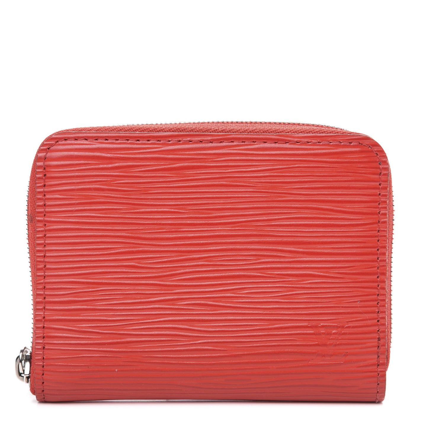 Epi Zippy Coin Purse Coquelicot