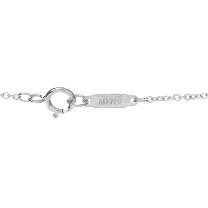 Tiffany Platinum 18K White Yellow Gold Diamond Fancy Yellow Diamond Rose Key Pendant Necklace 6 of 7
