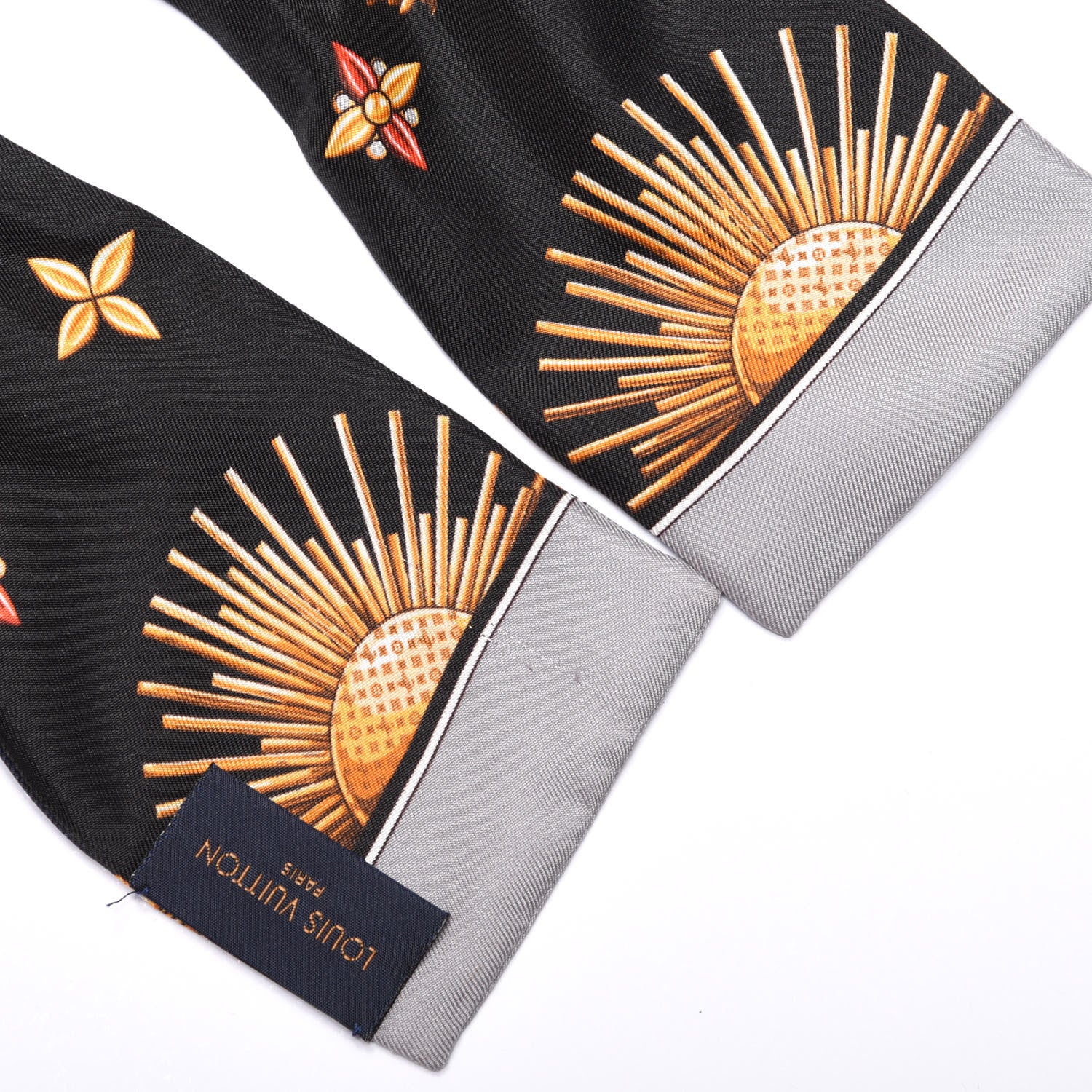 Louis Vuitton Silk Monogram Vendome Bandeau Navy 3 of 3
