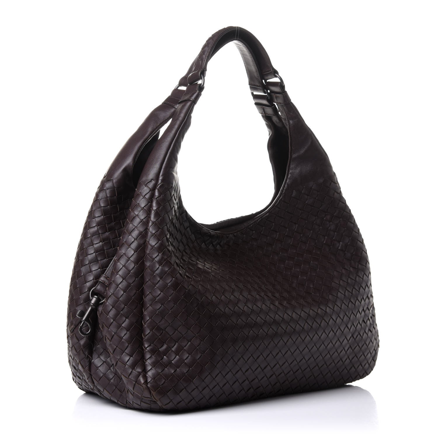 Bottega Veneta Nappa Intrecciato Large Campana Ebano 3 of 13