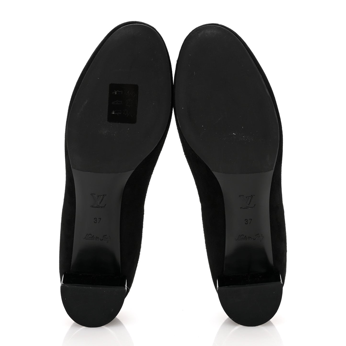 Suede Uniformes Pump 37 Black