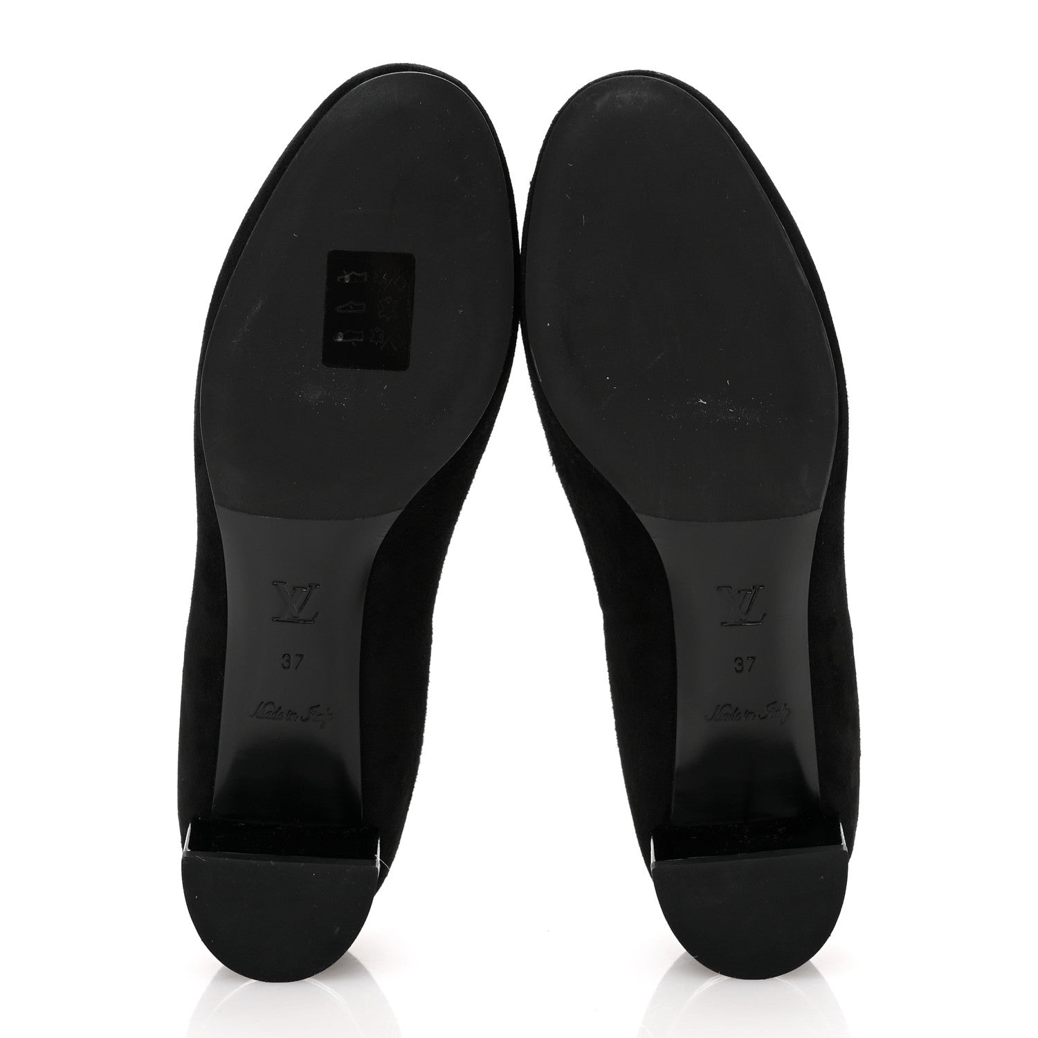 Louis Vuitton Suede Uniformes Pump 37 Black 6 of 9