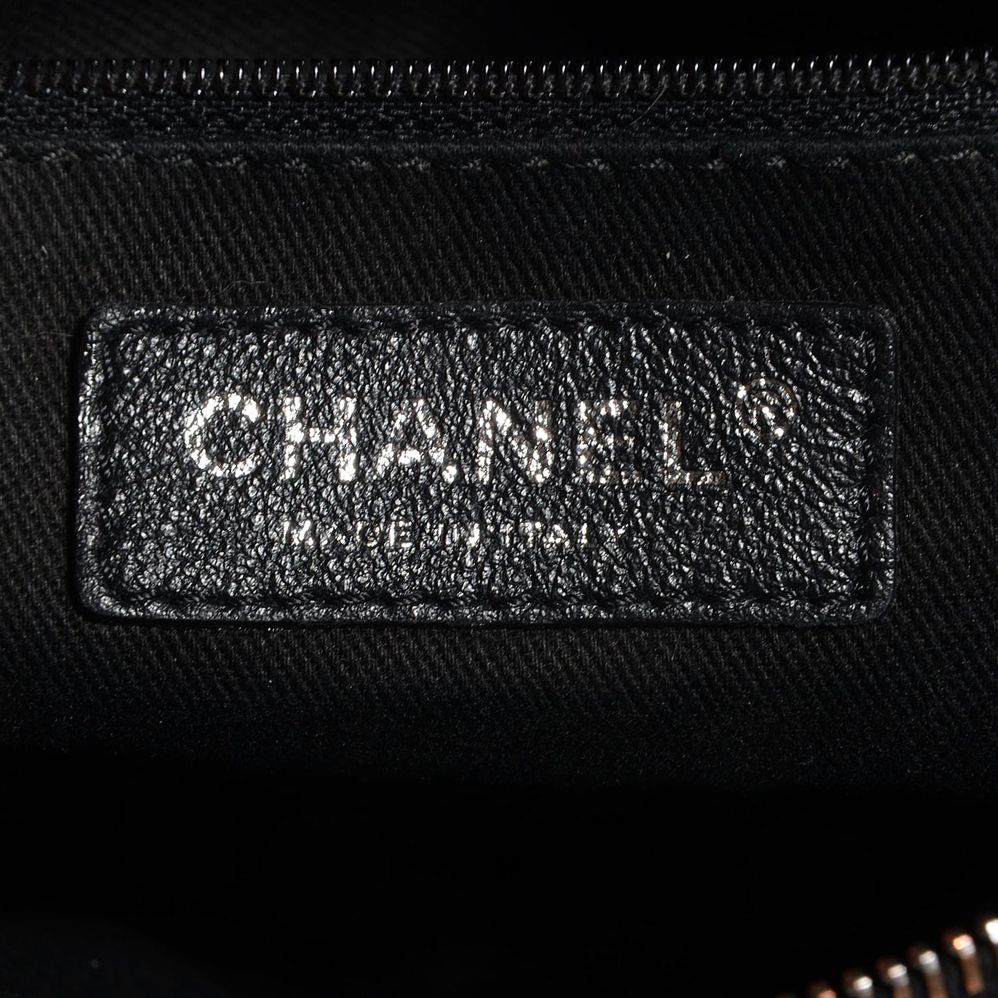 Calfskin Small Diamond Stitch Tote Black