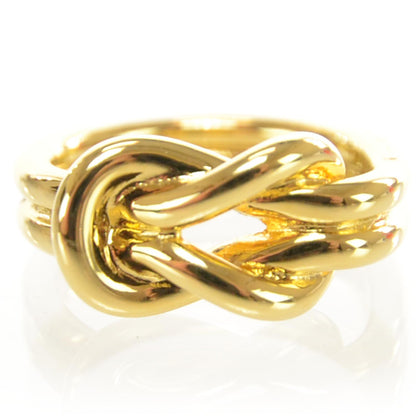 Hermes Knot Scarf Ring Gold 1 of 5