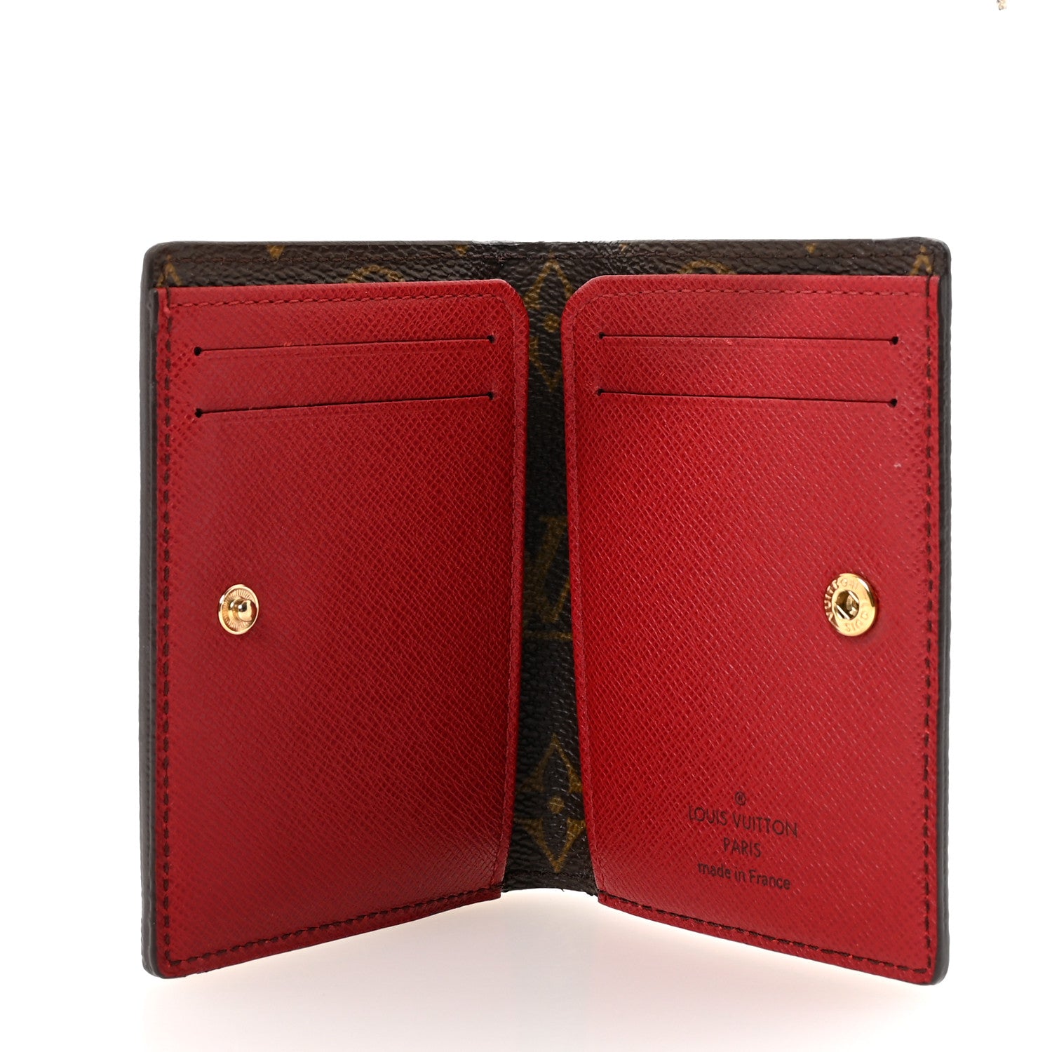 Louis Vuitton Monogram Compact Marie Wallet Rouge 5 of 6
