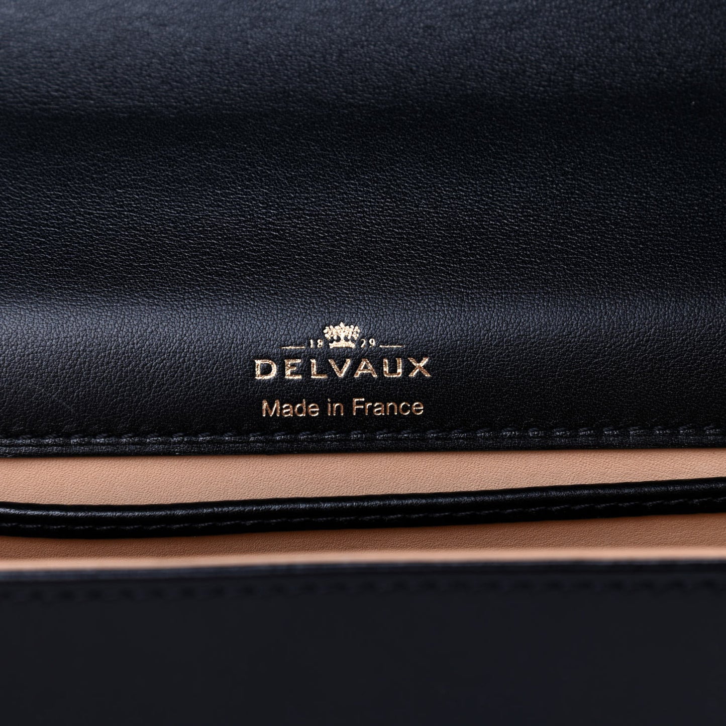Smooth Calfskin Mini Tempete Satchel Black