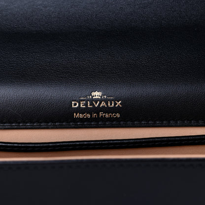 Delvaux Smooth Calfskin Mini Tempete Satchel Black 6 of 9